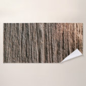 Die graue Rost an der Mauer abgeschieden. Rostmeta Badehandtuch (Badehandtuch)