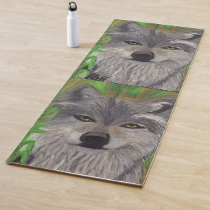 DIE GRAUEN WOLF YOGAMATTE