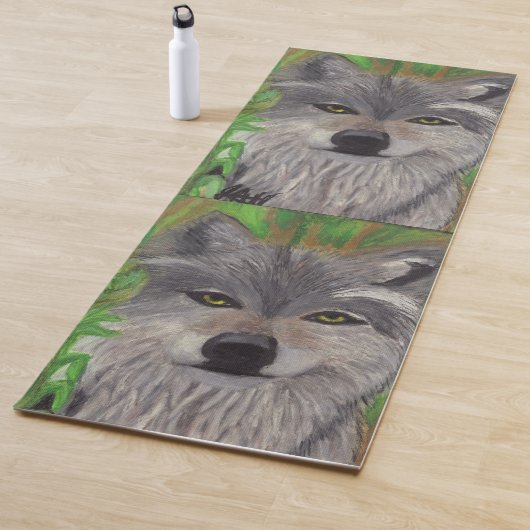 DIE GRAUEN WOLF YOGAMATTE (Beispiel)