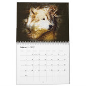 Die grauen Wölfe von Yellowstone Kalender (Feb 2027)