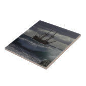 Die grausame See - Schiff unter Segel Fliese (Seite)