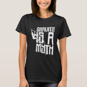 Die Gravitation der Glocke für Track und Field Pol T-Shirt