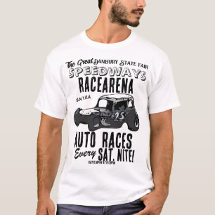 Die Great Danbury State Fair Rennarena 1-seitiges T-Shirt