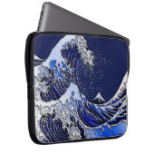 Die Great Hokusai Wave Moderne Stile Laptopschutzhülle (Vorne Rechts)