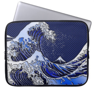 Die Great Hokusai Wave Moderne Stile Laptopschutzhülle
