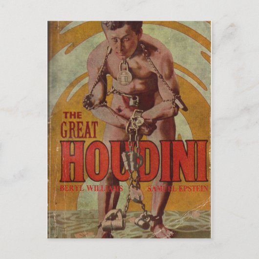 Die Great Houdini-Postkarte Postkarte (Vorderseite)