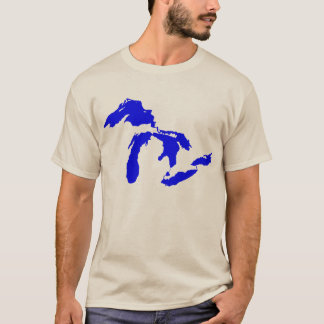 Die Great Lakes der Männer Logographik T-Shirt