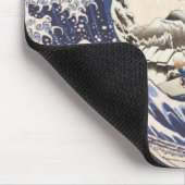 Die Great Wave Ukiyoe Collagen Mousepad (Ecke)