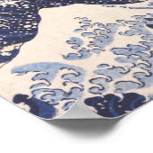 Die Great Wave Ukiyoe Collagen Poster (Ecke)