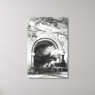 Die Great Western Eisenbahn, 1846 Leinwanddruck