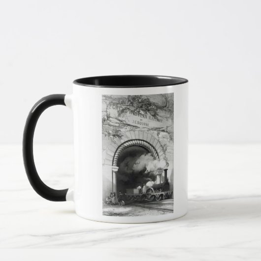 Die Great Western Eisenbahn, 1846 Tasse (Links)