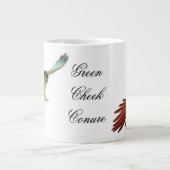 Die "Green Cheek Conure"-Tasse Jumbo-Tasse (Vorderseite)