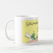 Die Greenhead Fliegenanmut Kaffeetasse (Links)