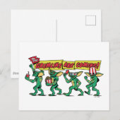 Die Gremlins™ kommen Postkarte (Vorne/Hinten)