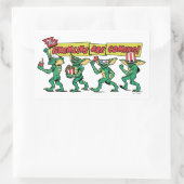 Die Gremlins™ kommen Rechteckiger Aufkleber (Tasche)