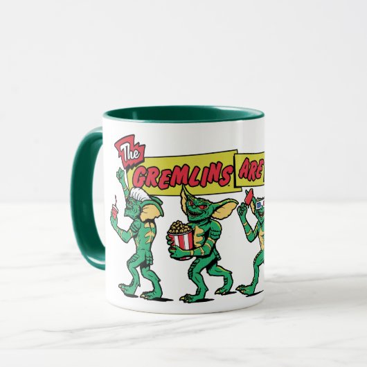 Die Gremlins™ kommen Tasse (Vorderseite Links)