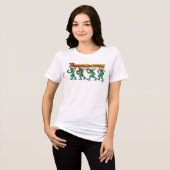 Die Gremlins™ kommen Tri-Blend Shirt (Vorderseite voll)