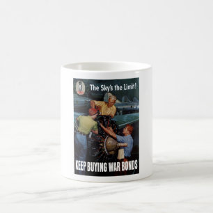 Die Grenze des Himmels -- Plakat WW2 Kaffeetasse