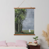 Die Grenze Wandteppich Mit Holzrahmen (Schlafzimmer)