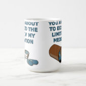 Die Grenzen meiner medikamentösen Funny Mug Kaffeetasse (Mittel)