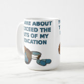 Die Grenzen meiner medikamentösen Funny Mug Kaffeetasse (Vorderseite Links)