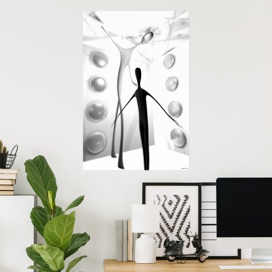 Die Grenzen Poster (Heimbüro)