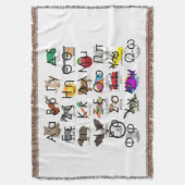 Die griechischen Alphabeten schreiben Worte & Bild Decke (Vorderseite Vertikal)