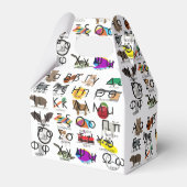 Die griechischen Alphabeten schreiben Worte & Bild Geschenkschachtel (Vorderseite)