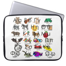 Die griechischen Alphabeten schreiben Worte & Bild