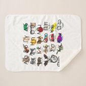 Die griechischen Alphabeten schreiben Worte & Bild Sherpadecke (Vorderseite (Horizontal))