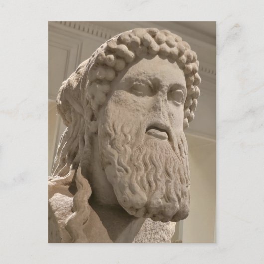 Die griechischen Götter stehen vor dem Schlimmsten Postkarte (Vorderseite)