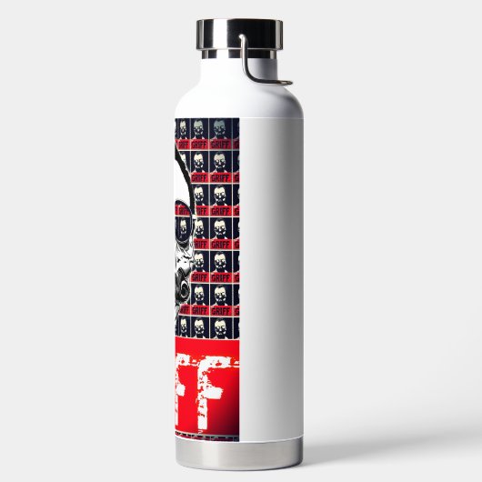 Die Griff-Trinkflasche Trinkflasche (links)