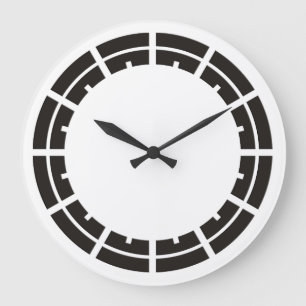 Die Griffring-Streifen der Uhr sind schwarz für Ih