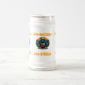 Die G'rilla Master GRILLEN Griller Fun Pun schätze Bierglas (Mittel)