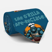 Die G'rilla Master GRILLEN Griller Fun Pun schätze Krawatte (Gerollt)