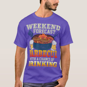 Die GRILLEN von Mens Smoker Weekend mit einer Chan T-Shirt