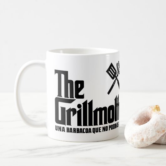 Die Grillmutter Kaffeetasse (Mit Donut)