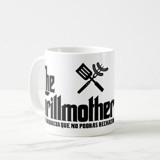 Die Grillmutter Kaffeetasse (Vorderseite Links)