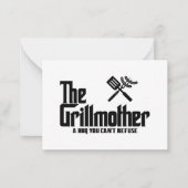 Die Grillmutter Mitteilungskarte (Vorderseite)