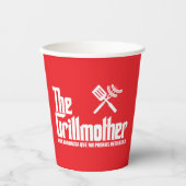 Die Grillmutter Pappbecher (Vorderseite)