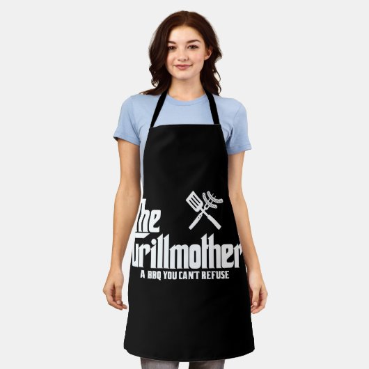 Die Grillmutter Schürze (Getragen)