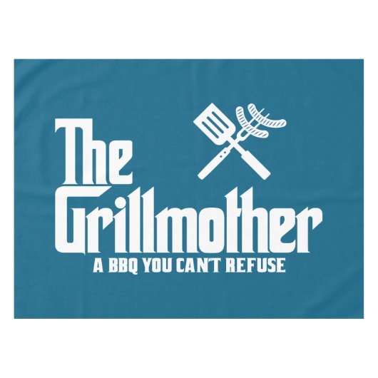 Die Grillmutter Tischdecke (Vorderseite (Horizontal))