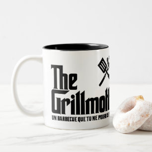 Die Grillmutter Zweifarbige Tasse