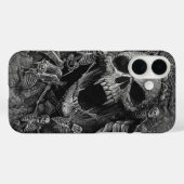 Die grimmige Schönheit, das Todesskelett Case-Mate iPhone Hülle (Rückseite (Horizontal))