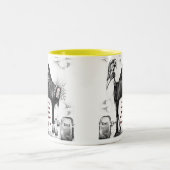 Die grimmige Sensenmann-Sammlung durch ClarkUlysse Zweifarbige Tasse (Mittel)