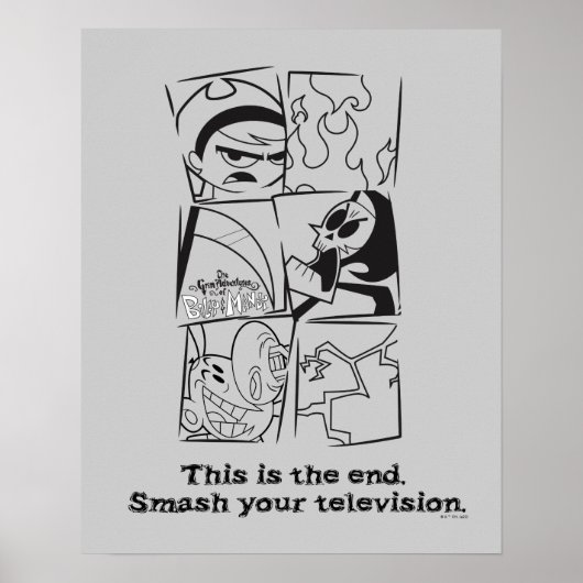 Die grimmigen Abenteuer von Billy & Mandy - Das En Poster (Vorne)