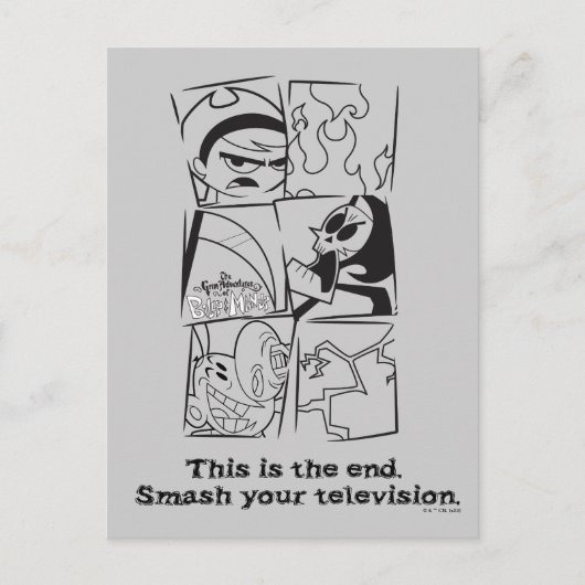 Die grimmigen Abenteuer von Billy & Mandy - Das En Postkarte (Vorderseite)