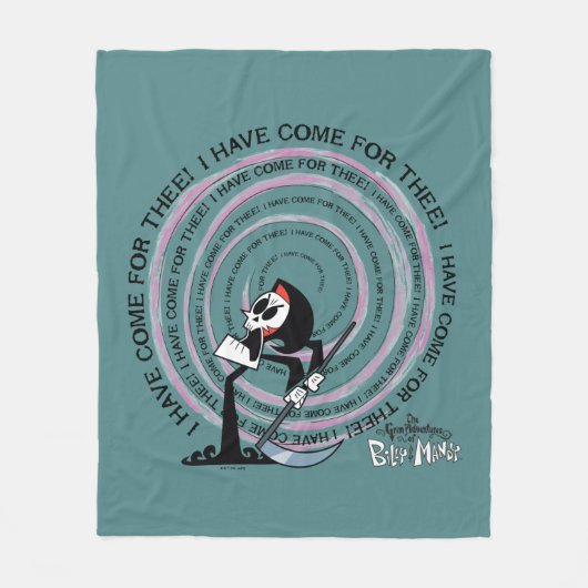 Die grimmigen Abenteuer von Billy & Mandy - Sensen Fleecedecke (Vorderseite)