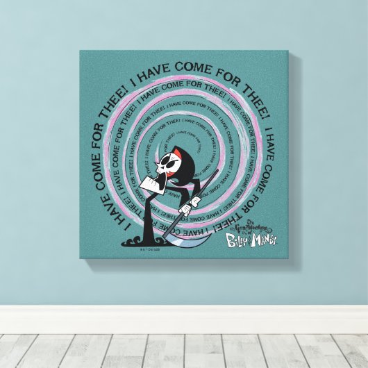 Die grimmigen Abenteuer von Billy & Mandy - Sensen Leinwanddruck (Insitu (Holzboden))