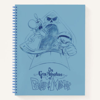 Die grimmigen Abenteuer von Billy & Mandy Sketch A Notizblock